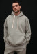 Jeans color men three-thread insulated hoodie 